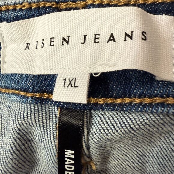 Risen Denim Button Fly Shorts - Picture 3 of 7